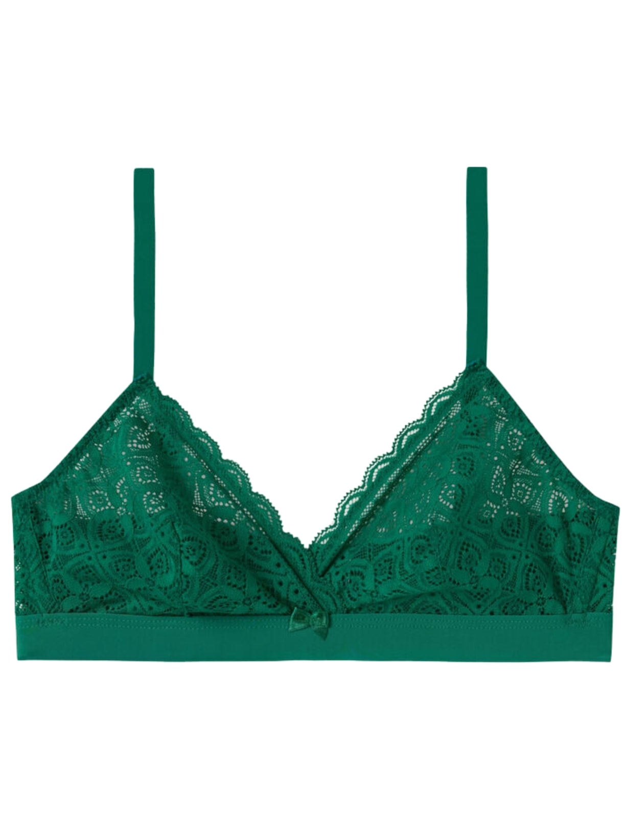 Sutiã Triângulo Emma Em Renda - Verde