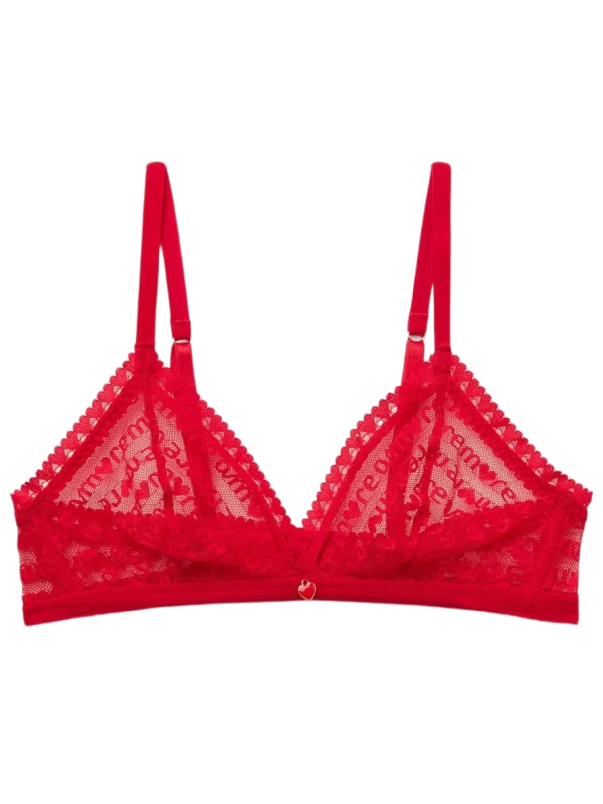 Sutiã Triângulo Emma More Amore - Vermelho