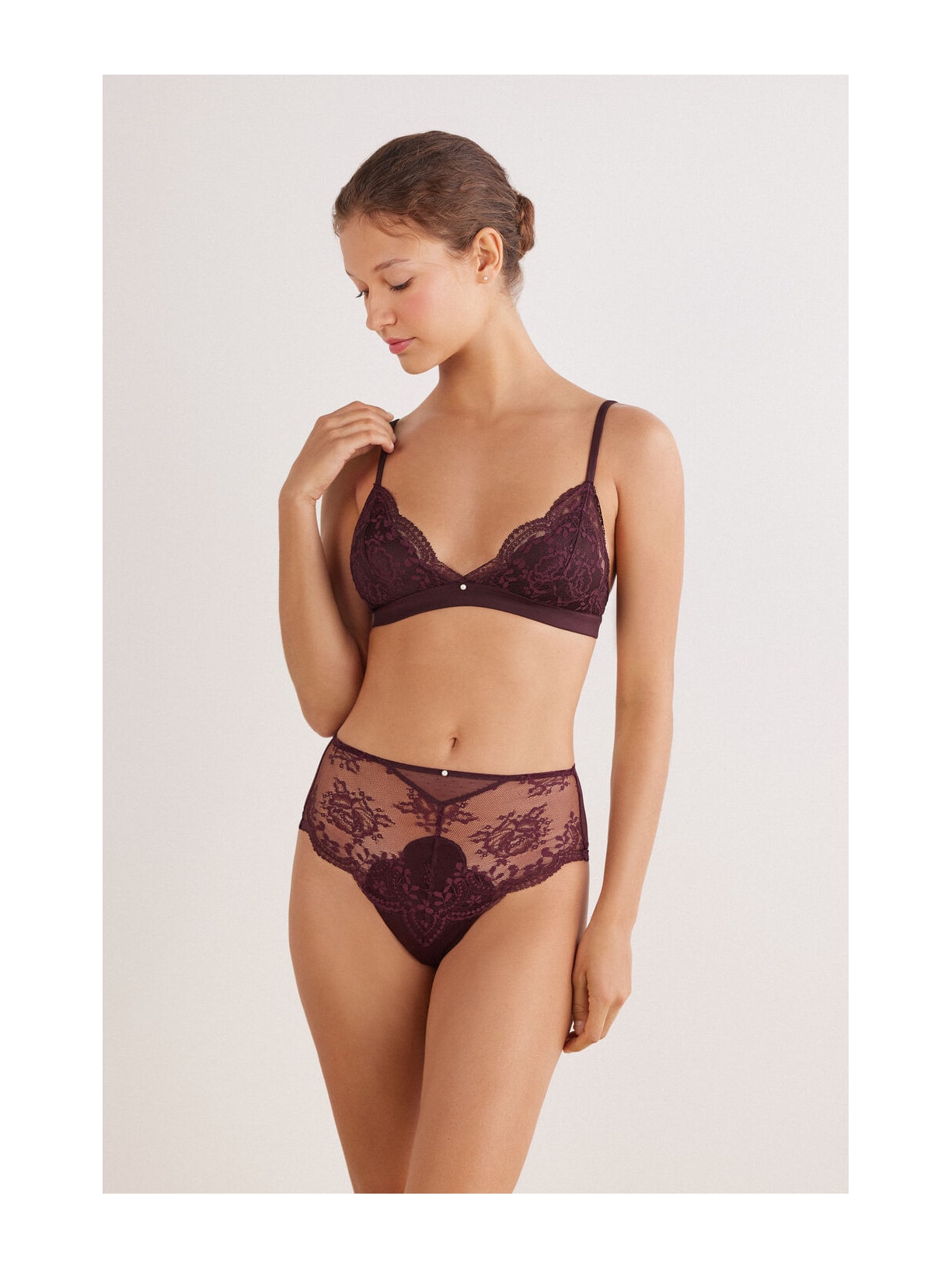 Sutiã Triângulo La Vie En Rose Bordô Intimissimi