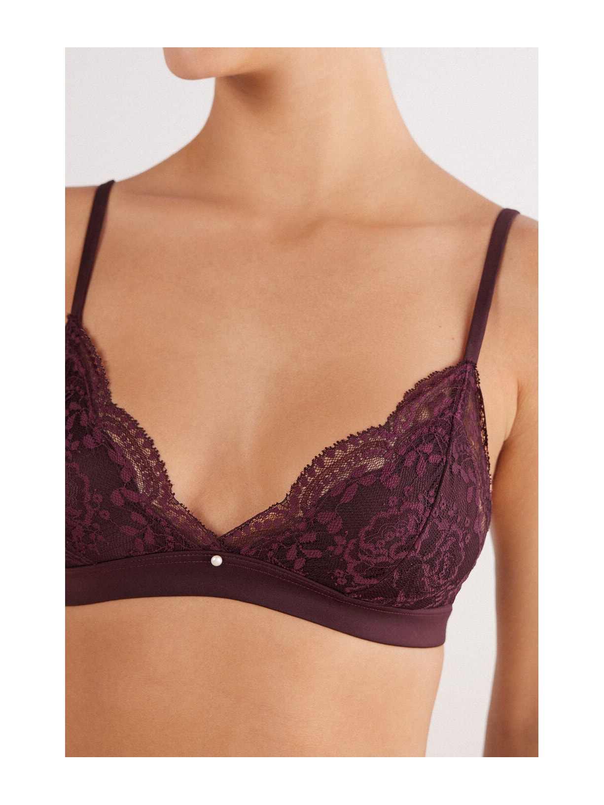 Sutiã Triângulo La Vie En Rose Bordô Intimissimi
