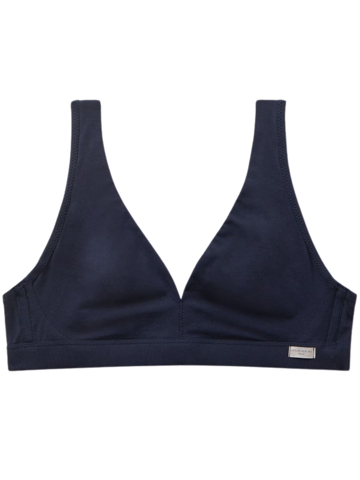 Sutiã Triângulo Lara De Algodão Natural - Azul