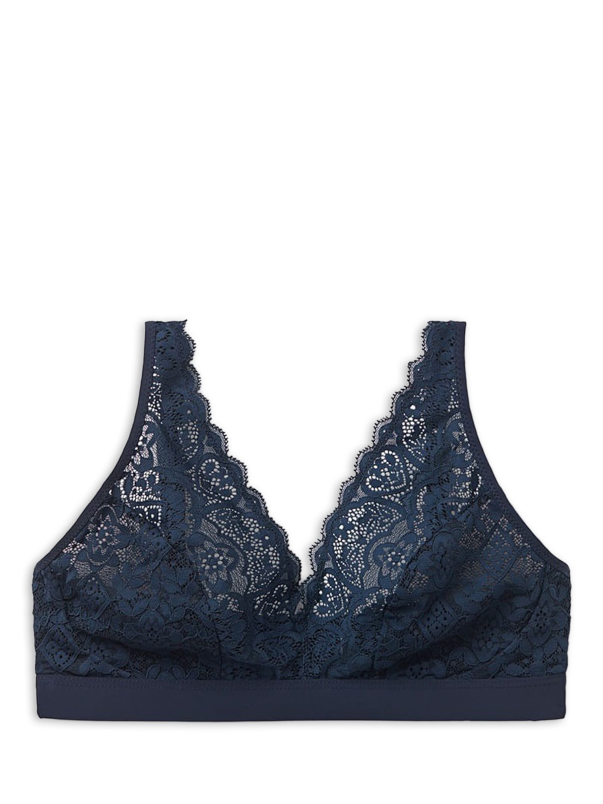 Sutiã Triângulo Lara Em Renda - Azul