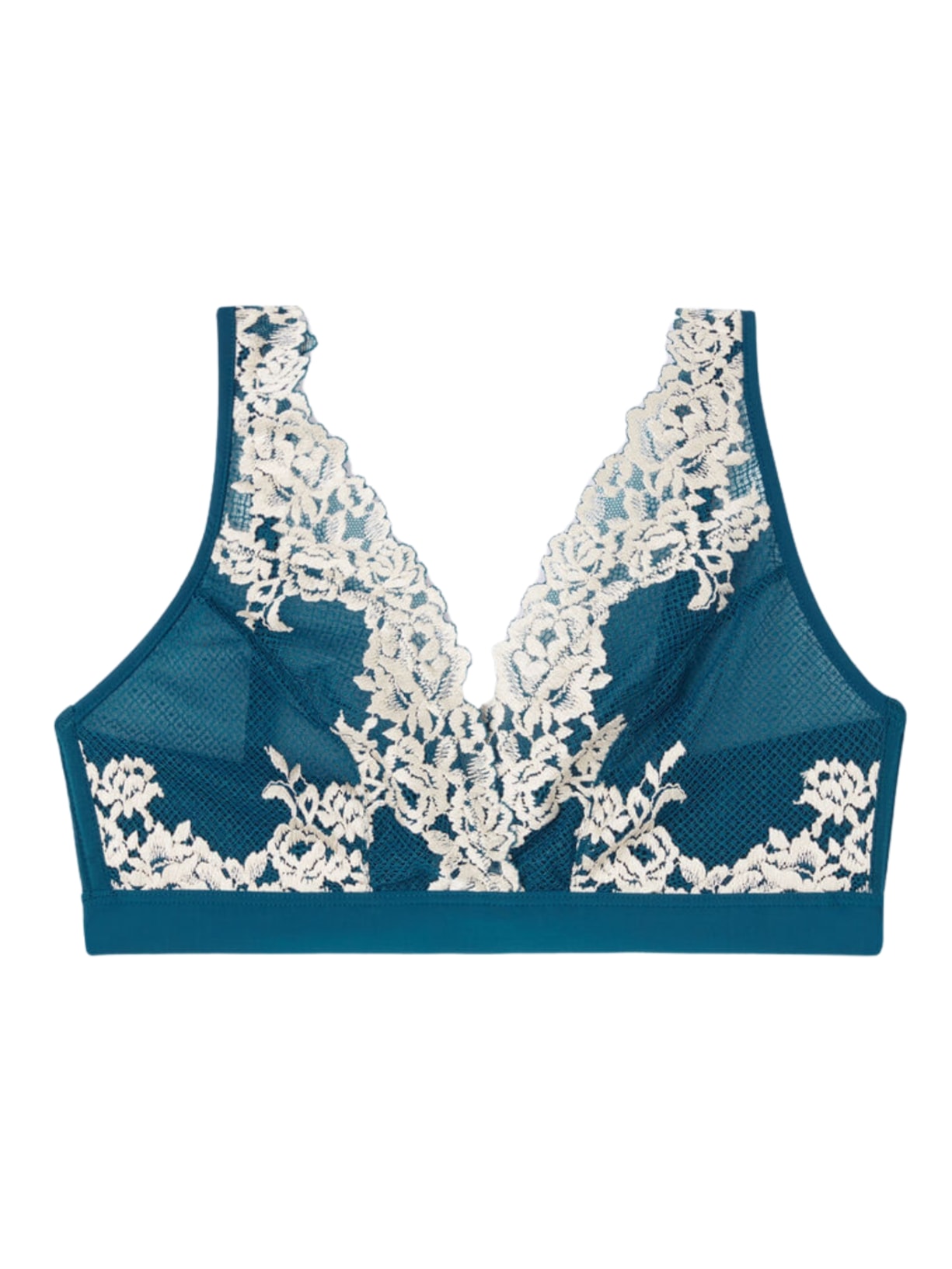 Sutiã Triângulo Lara Pretty Flowers - Azul