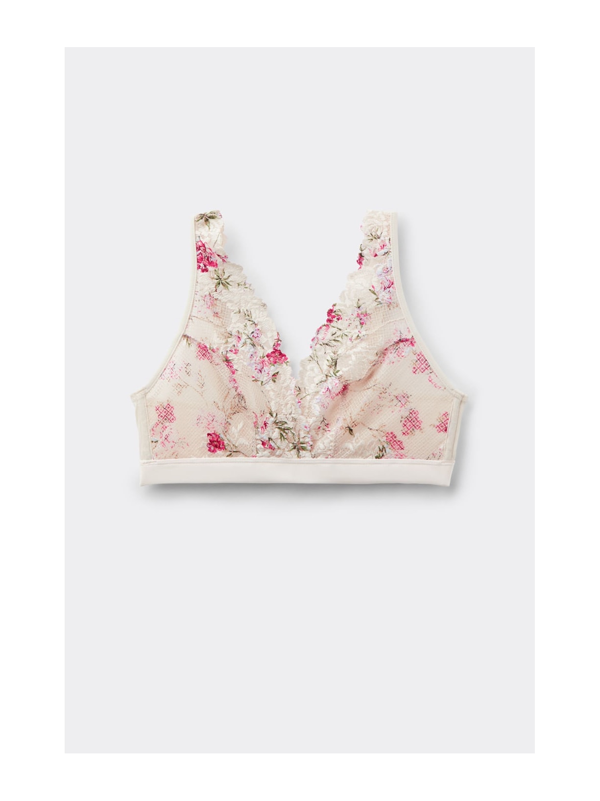 Sutiã Triângulo Lara Pretty Flowers Rosa Intimissimi