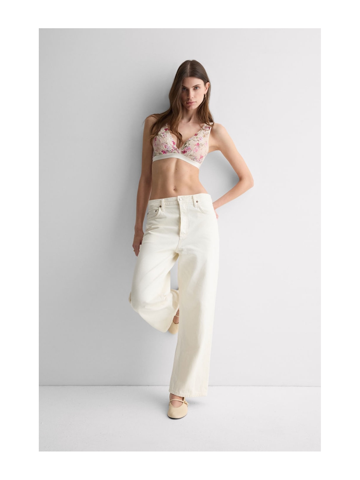 Sutiã Triângulo Lara Pretty Flowers Rosa Intimissimi