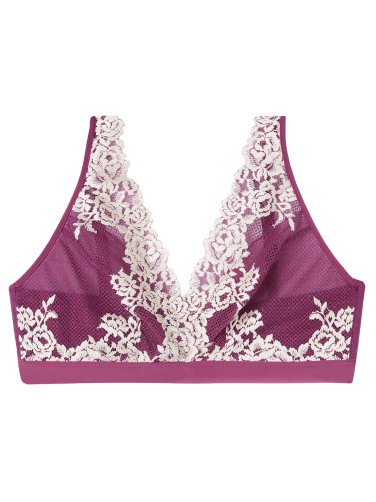 Sutiã Triângulo Lara Pretty Flowers - Roxo