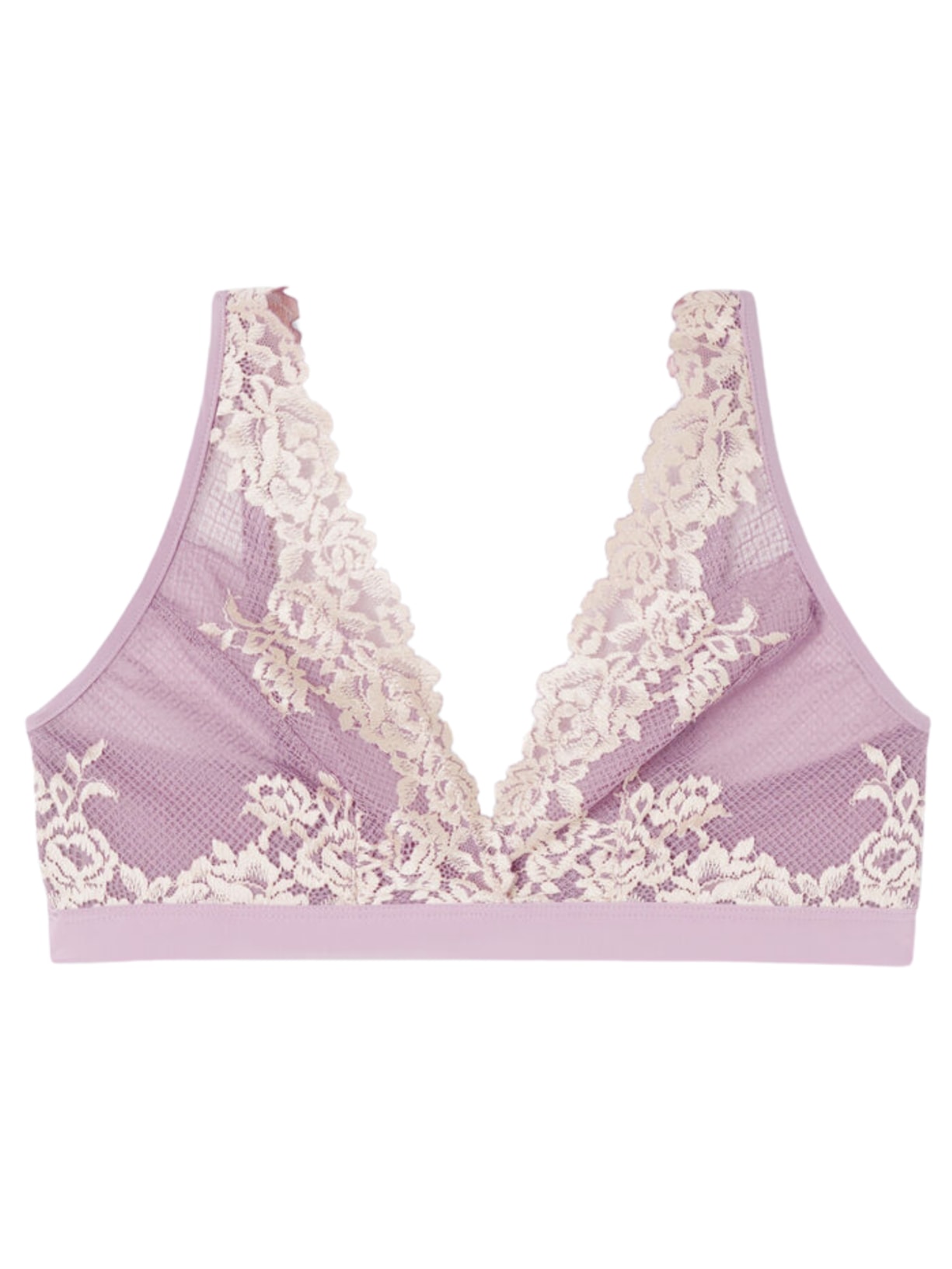 Sutiã Triângulo Lara Pretty Flowers - Roxo