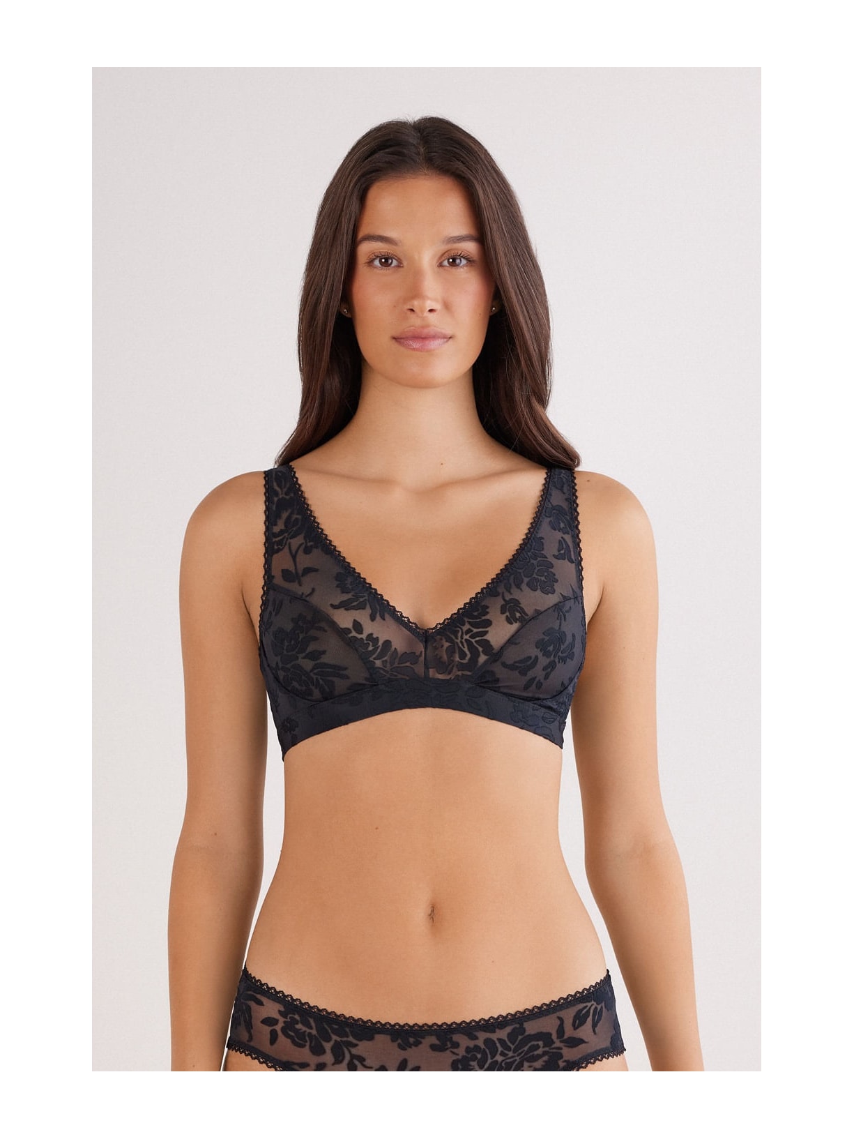 Sutiã Triângulo Lara Softer Than a Kiss Preto Intimissimi