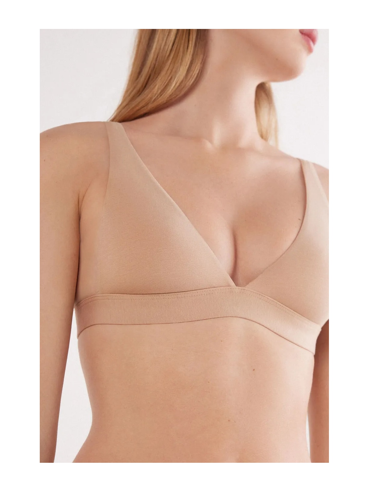 Sutiã Triângulo Marica Em Algodão Ultralight Bege Intimissimi