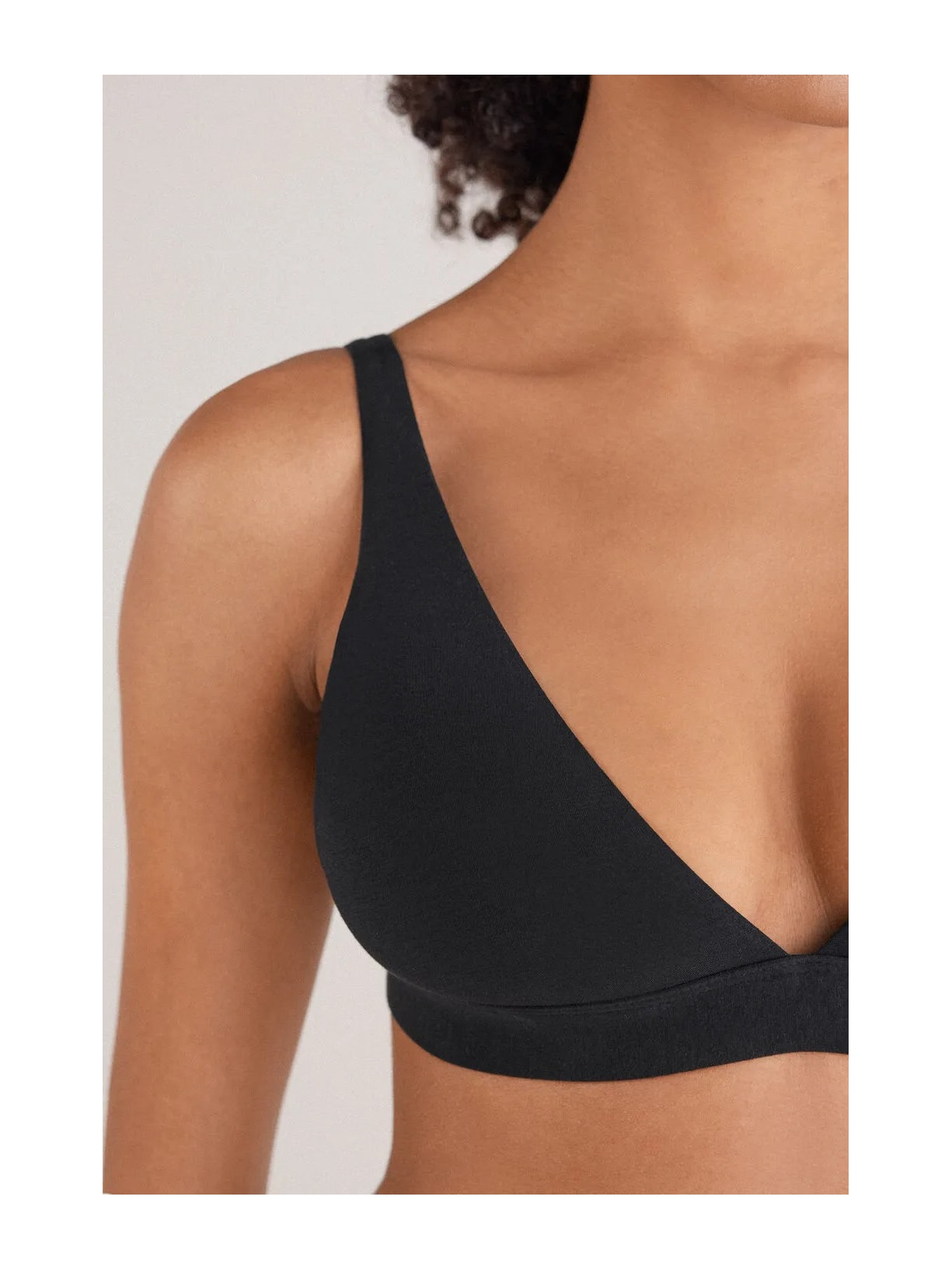 Sutiã Triângulo Marica Em Algodão Ultralight Preto Intimissimi