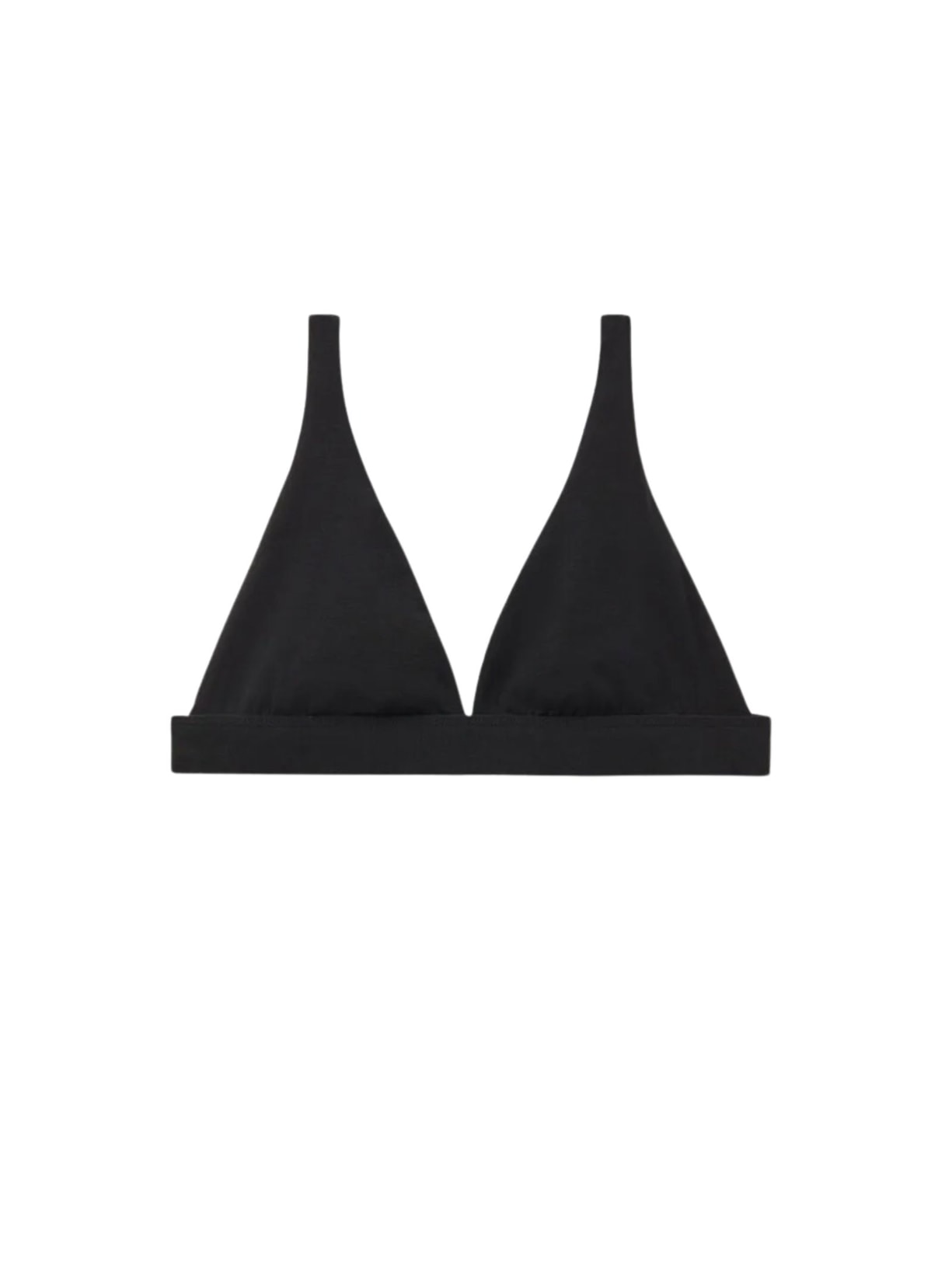 Sutiã Triângulo Marica Em Algodão Ultralight - Preto