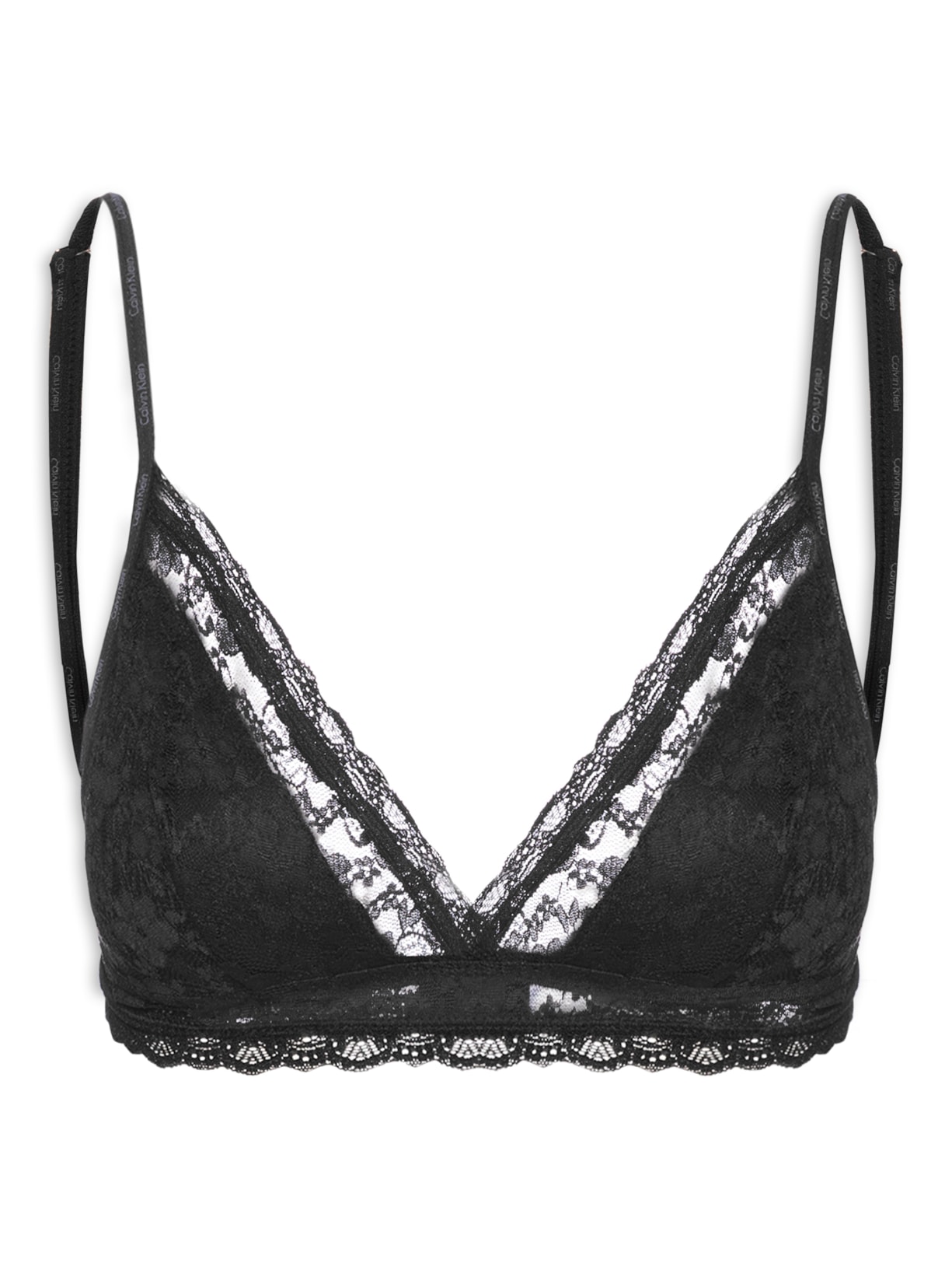 Sutiã Triangulo Micrologo Lace - Preto