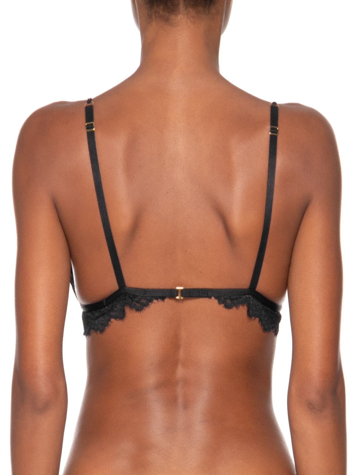 Sutiâ Triângulo Sem Bojo Renda Preto Hope