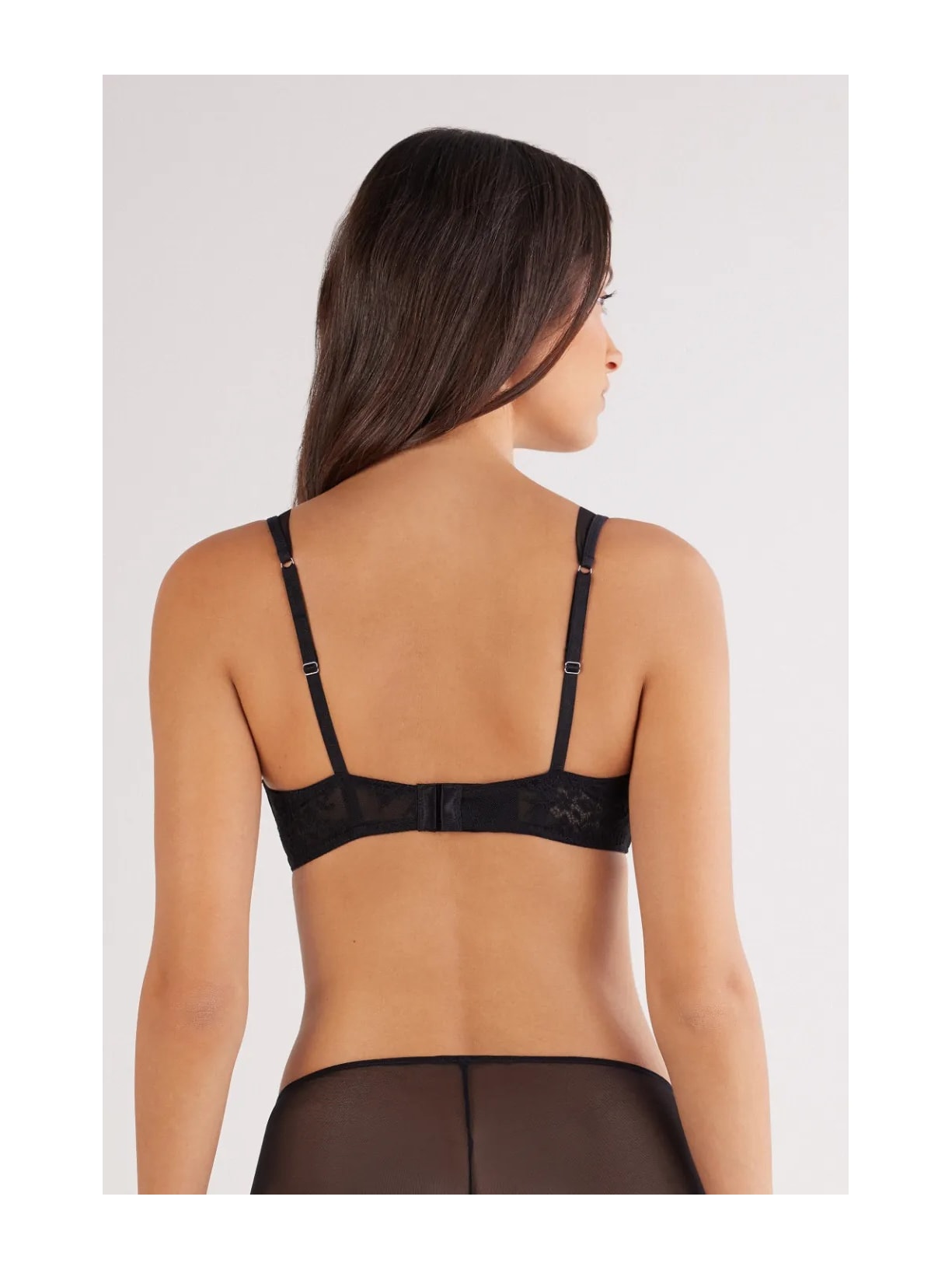 Sutiã Triângulo Sheer Glamour Preto Intimissimi