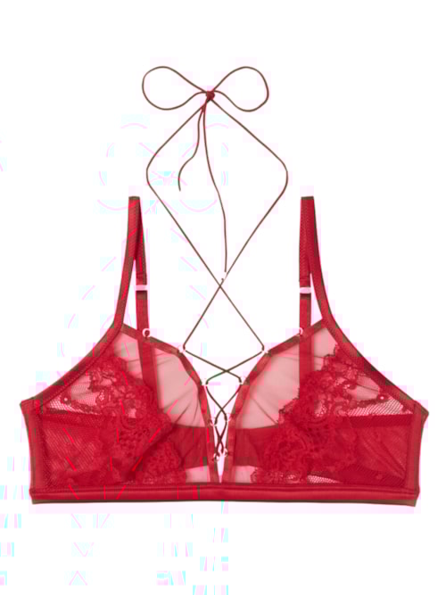 Sutiã Triângulo Sinful Fantasies - Vermelho