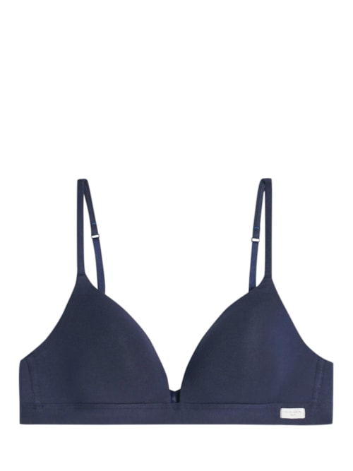 Sutiã Triângulo Tiziana Em Algodão - Azul