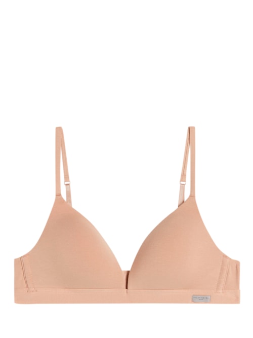 Sutiã Triângulo Tiziana Em Algodão - Bege