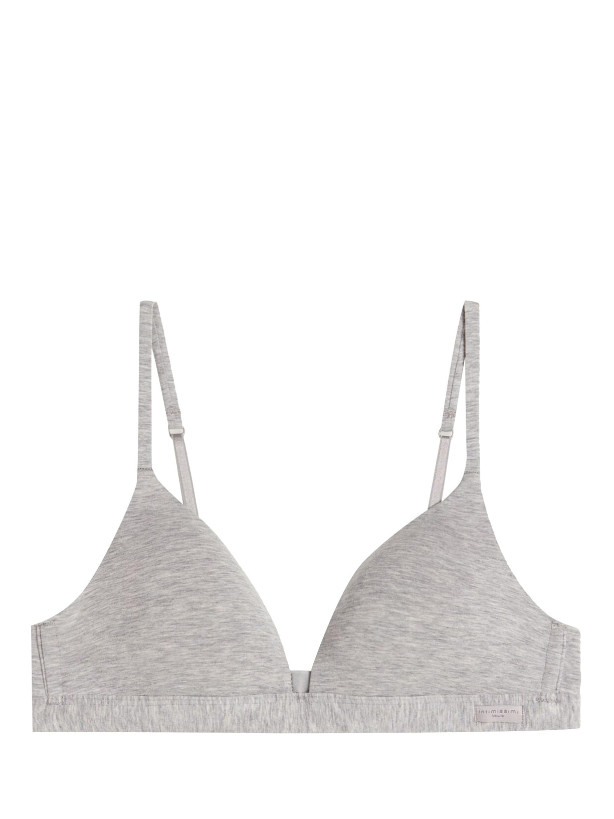 Sutiã Triângulo Tiziana Em Algodão - Cinza