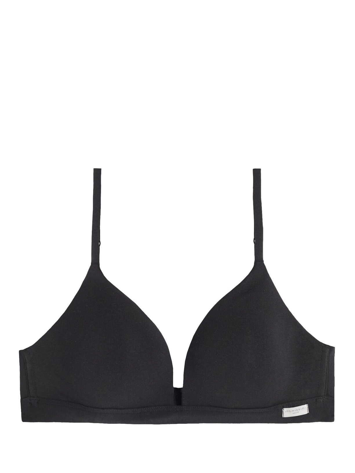 Sutiã Triângulo Tiziana Em Algodão - Preto