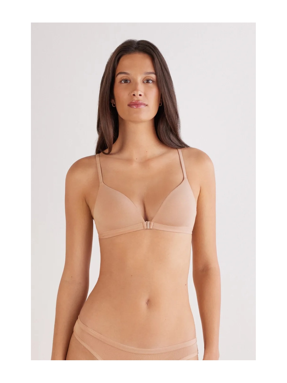 Sutiã Triângulo Tiziana Em Algodão Ultralight Bege Intimissimi