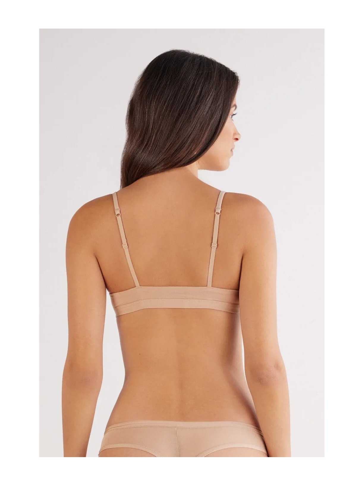 Sutiã Triângulo Tiziana Em Algodão Ultralight Bege Intimissimi