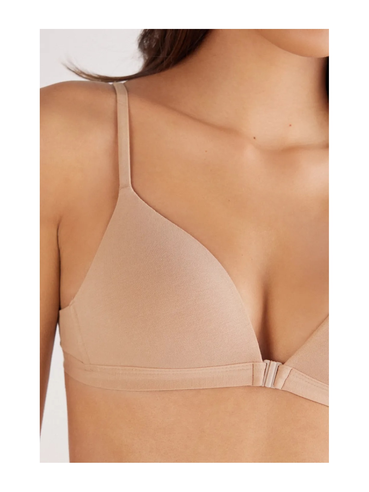 Sutiã Triângulo Tiziana Em Algodão Ultralight Bege Intimissimi