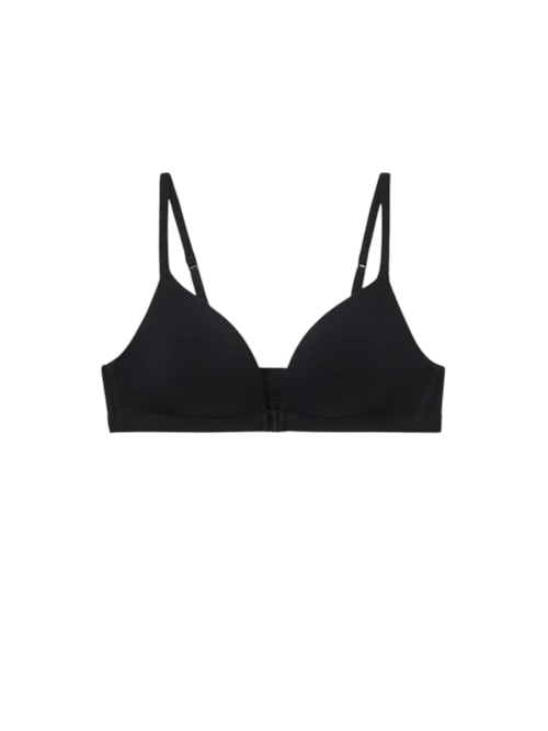 Sutiã Triângulo Tiziana Em Algodão Ultralight - Preto