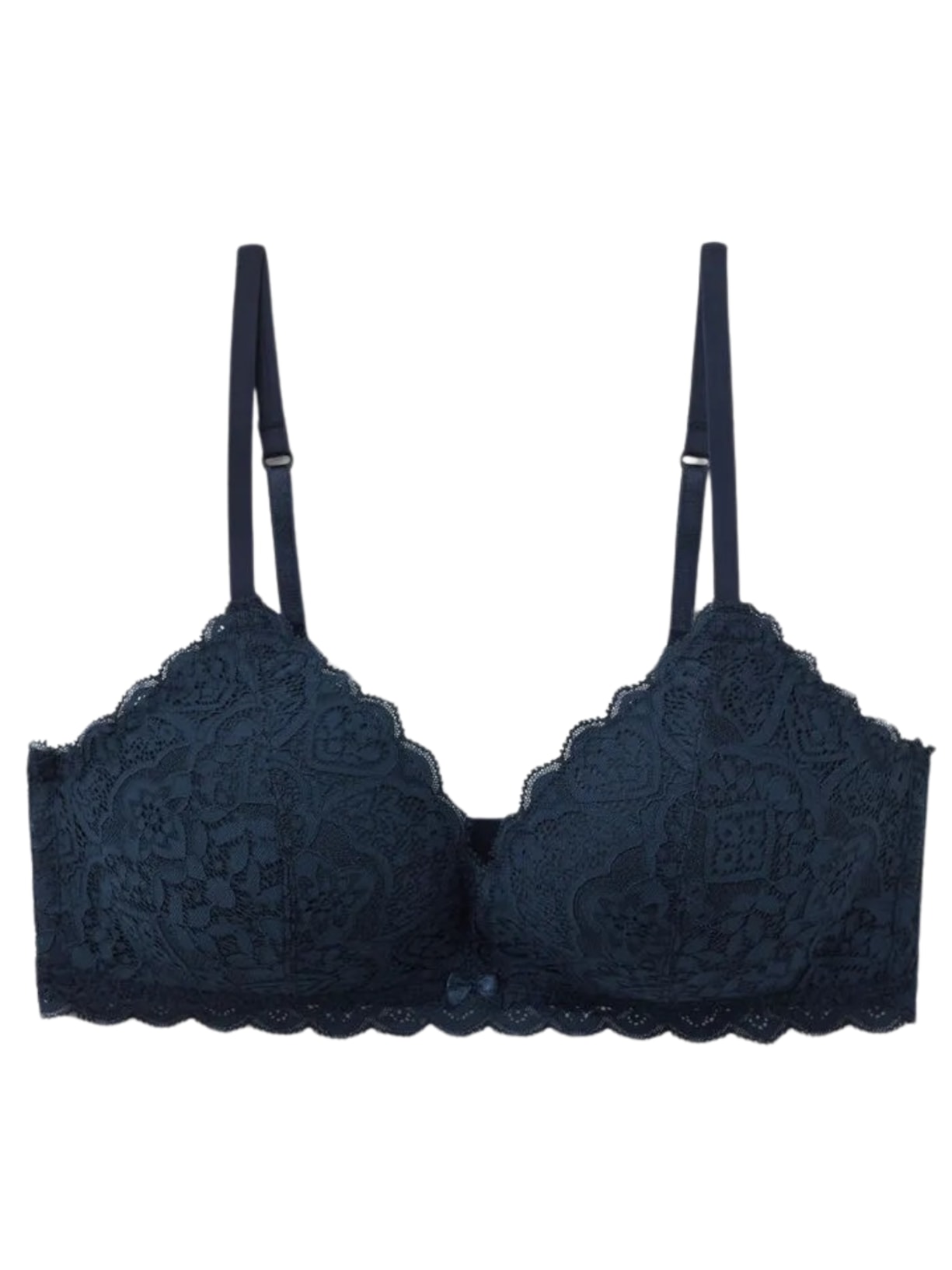 Sutiã Triângulo Tiziana Em Renda - Azul