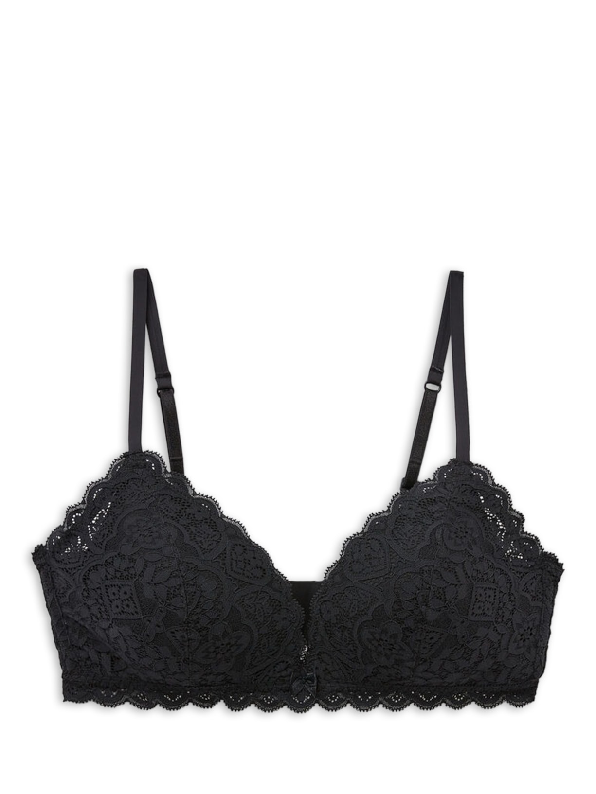 Sutiã Triângulo Tiziana Em Renda - Preto