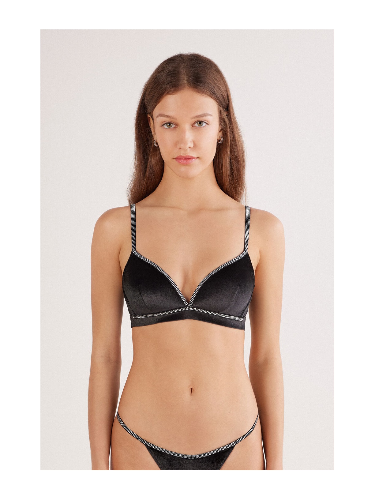 Sutiã Triângulo Tiziana Girls Wanna Glisten Preto Intimissimi