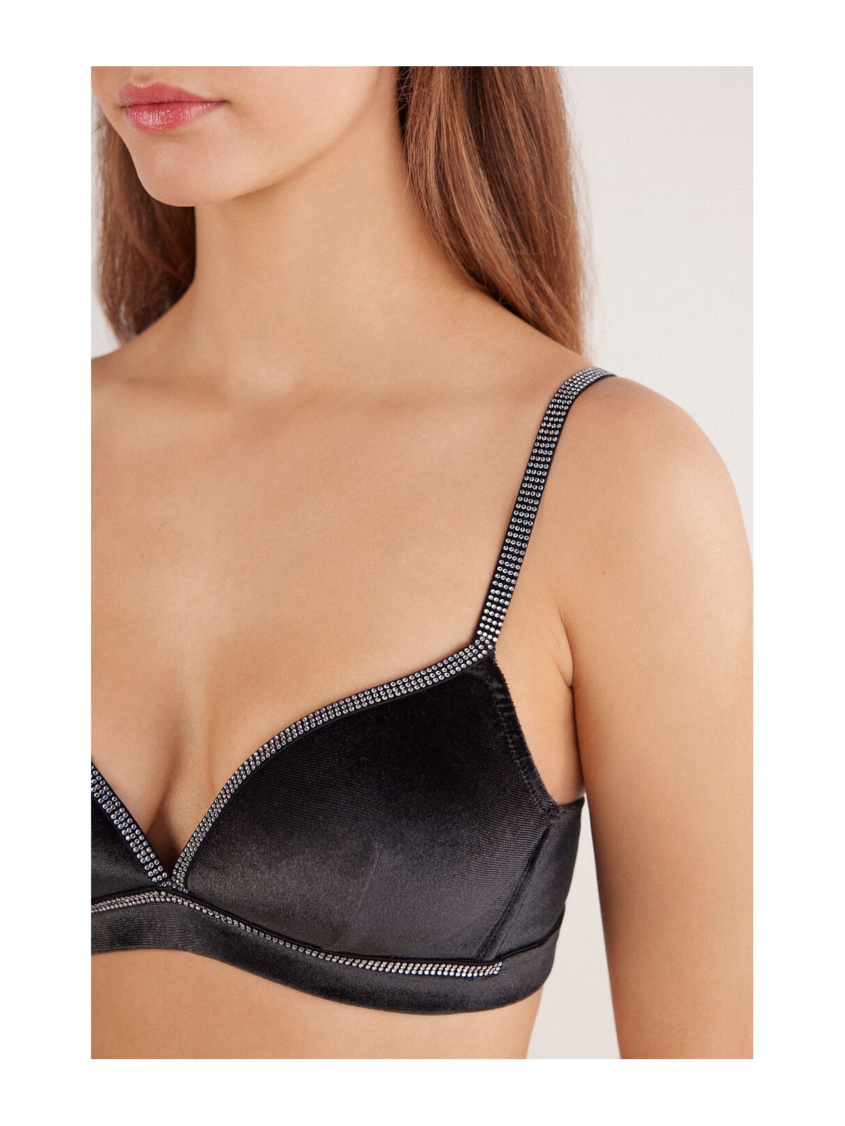 Sutiã Triângulo Tiziana Girls Wanna Glisten Preto Intimissimi