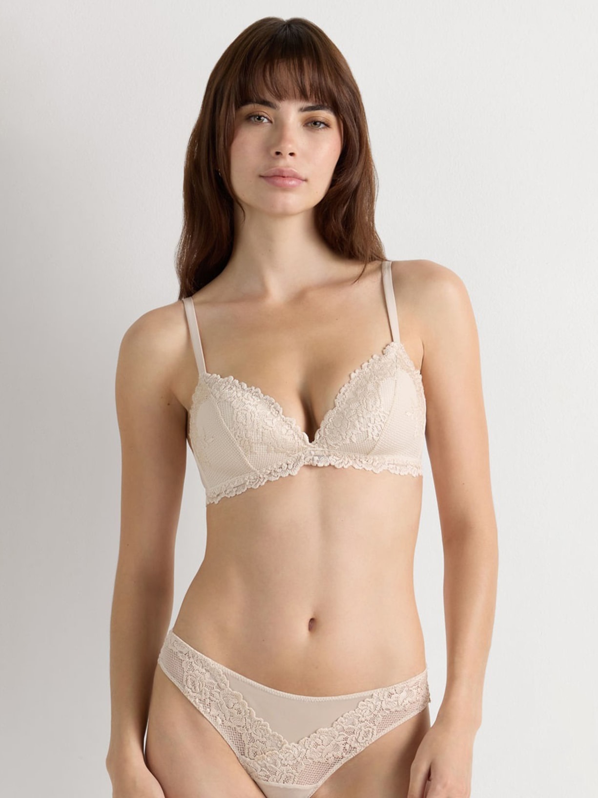 Sutiã Triângulo Tiziana Pretty Flowers Off-White Intimissimi