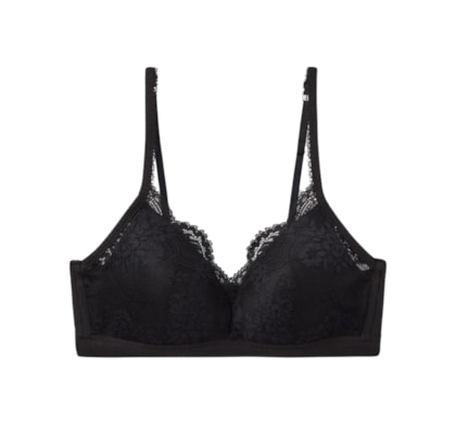 Sutiã Triângulo Tiziana Your Everyday Wear - Preto