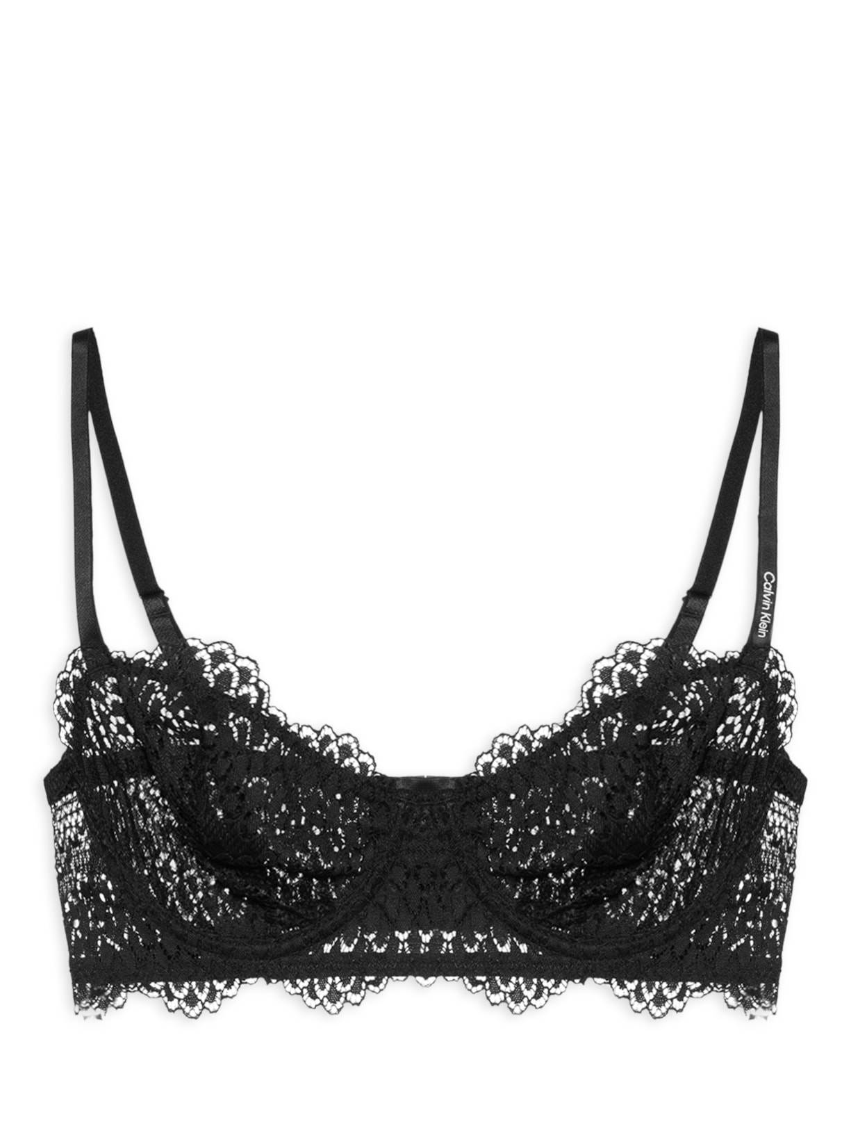 Sutiã Underwire Balconet Confort Lace Preto Calvin Klein Underwear