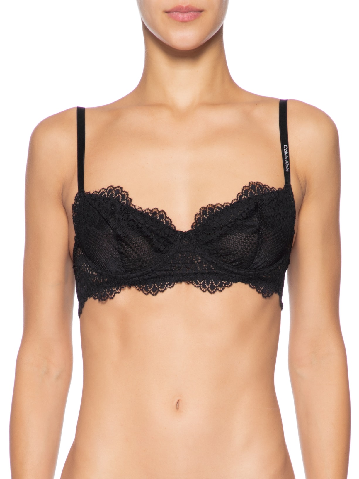 Sutiã Underwire Balconet Confort Lace Preto Calvin Klein Underwear