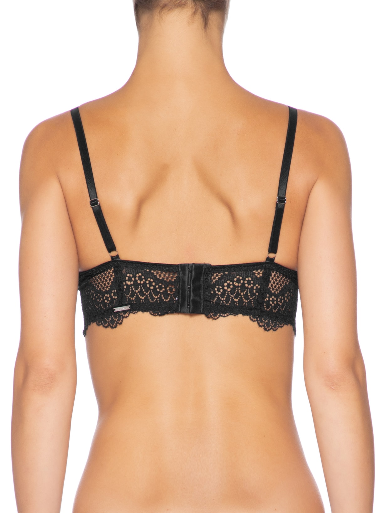 Sutiã Underwire Balconet Confort Lace Preto Calvin Klein Underwear