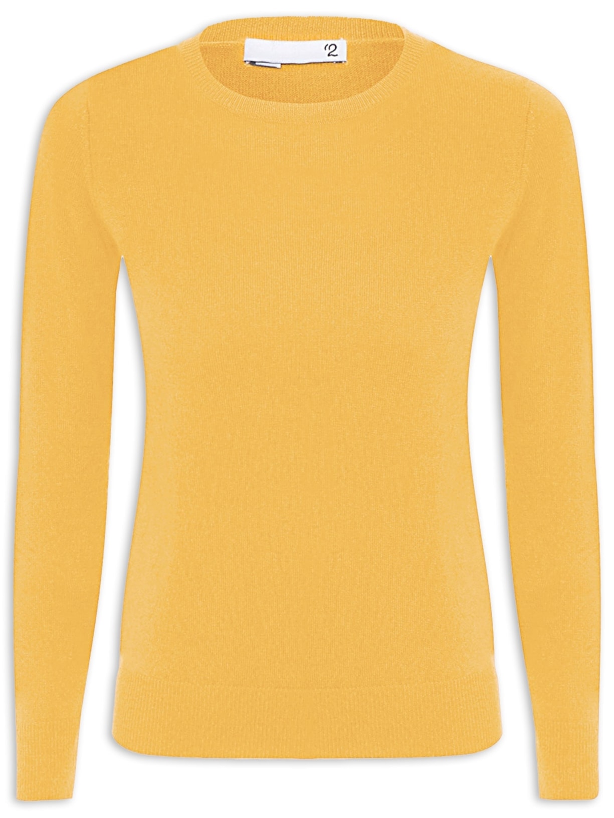 Sweater Feminino Puro Cashmere - Amarelo