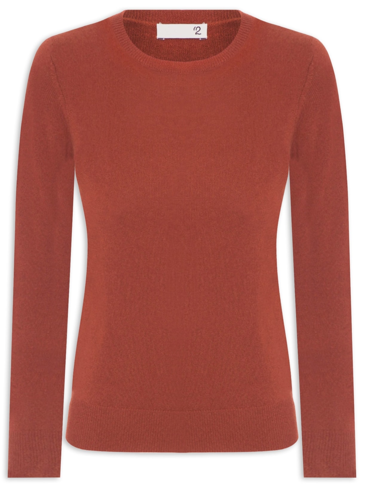 Sweater Feminino Puro Cashmere - Terracota