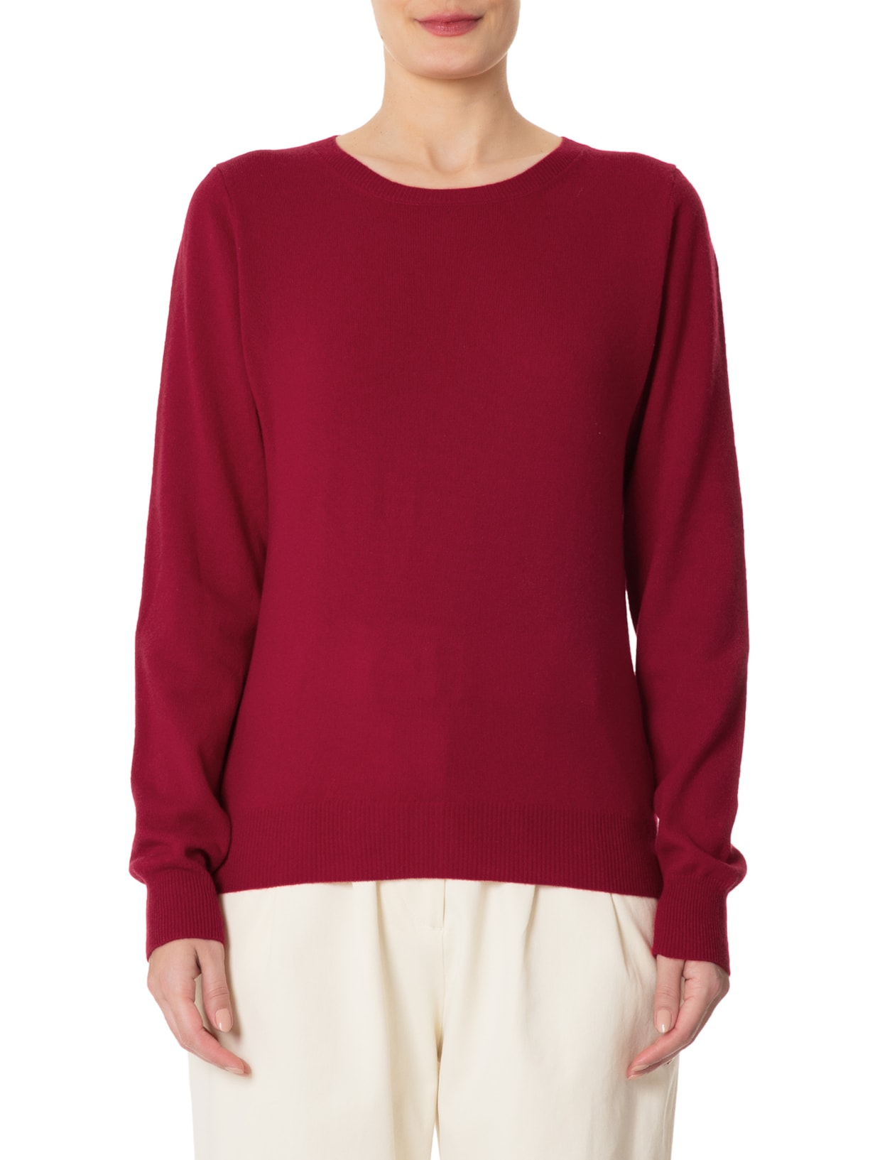 Sweater Feminino Puro Cashmere Vermelho '2Essential