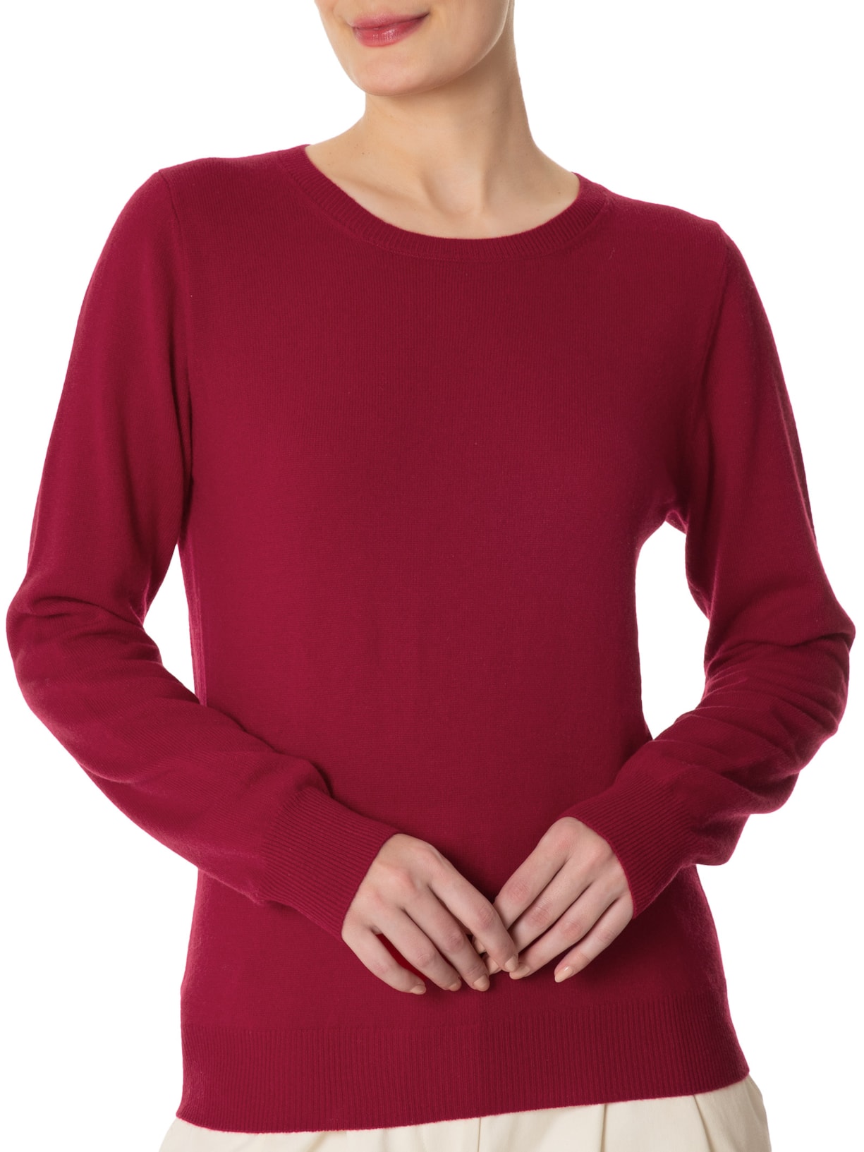 Sweater Feminino Puro Cashmere Vermelho '2Essential