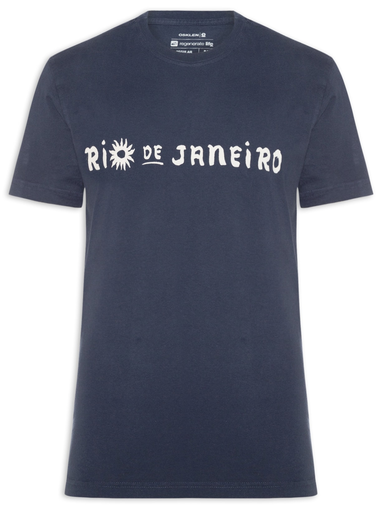 T-Shirt Masculina Vintage Caiçara Rio MC - Azul