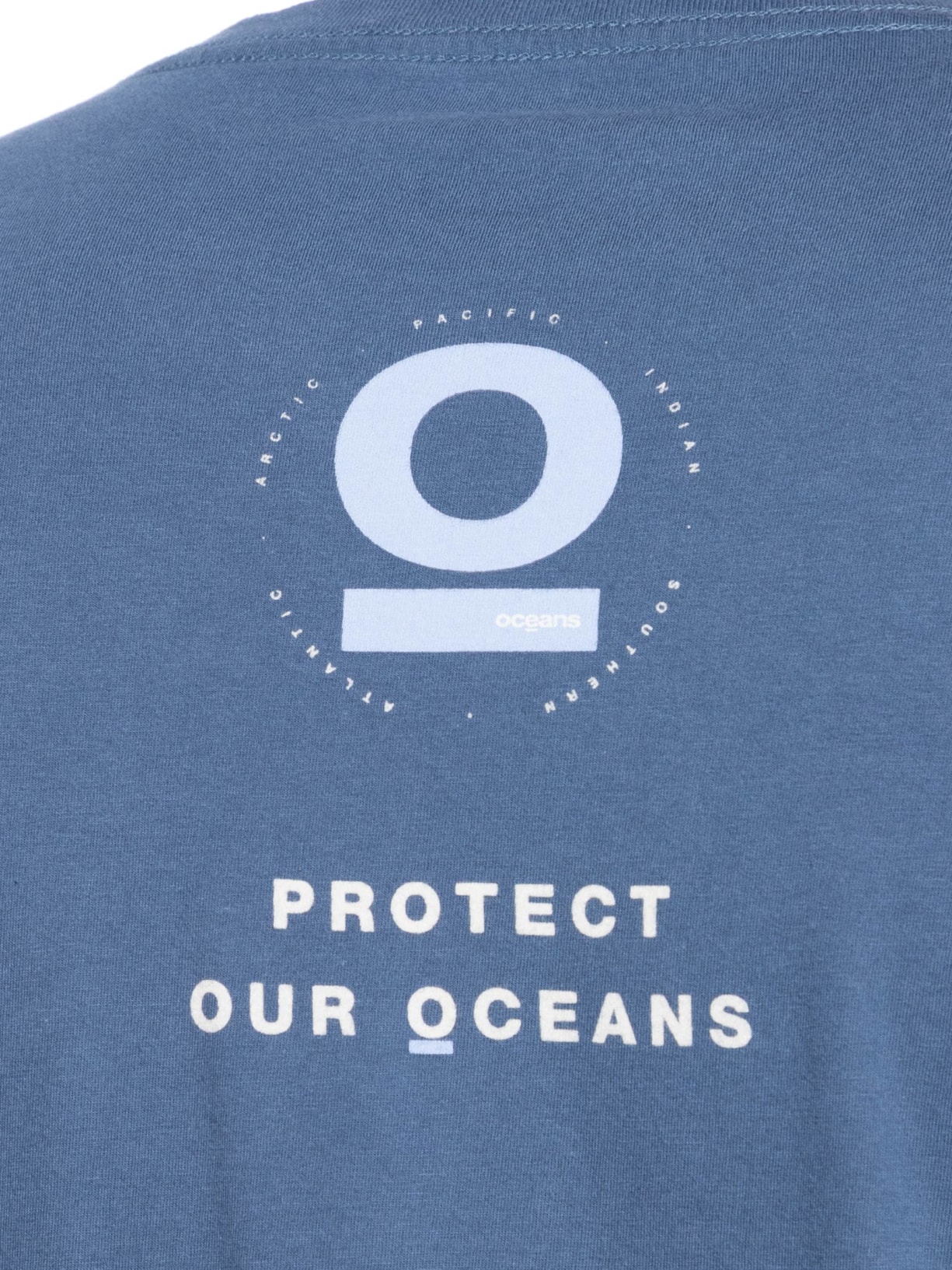 T-Shirt Masculina Vintage Protect Our Oceans MC Azul Osklen