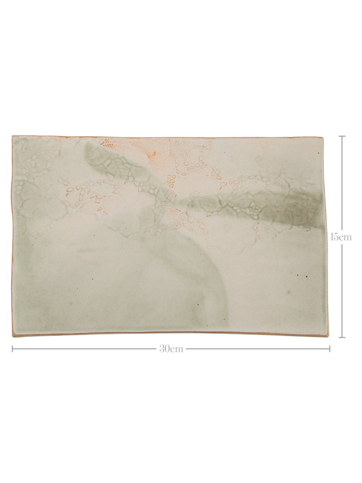 Tábua Com 2 Dobras Em Cerâmica Verde Minimal Art E Design