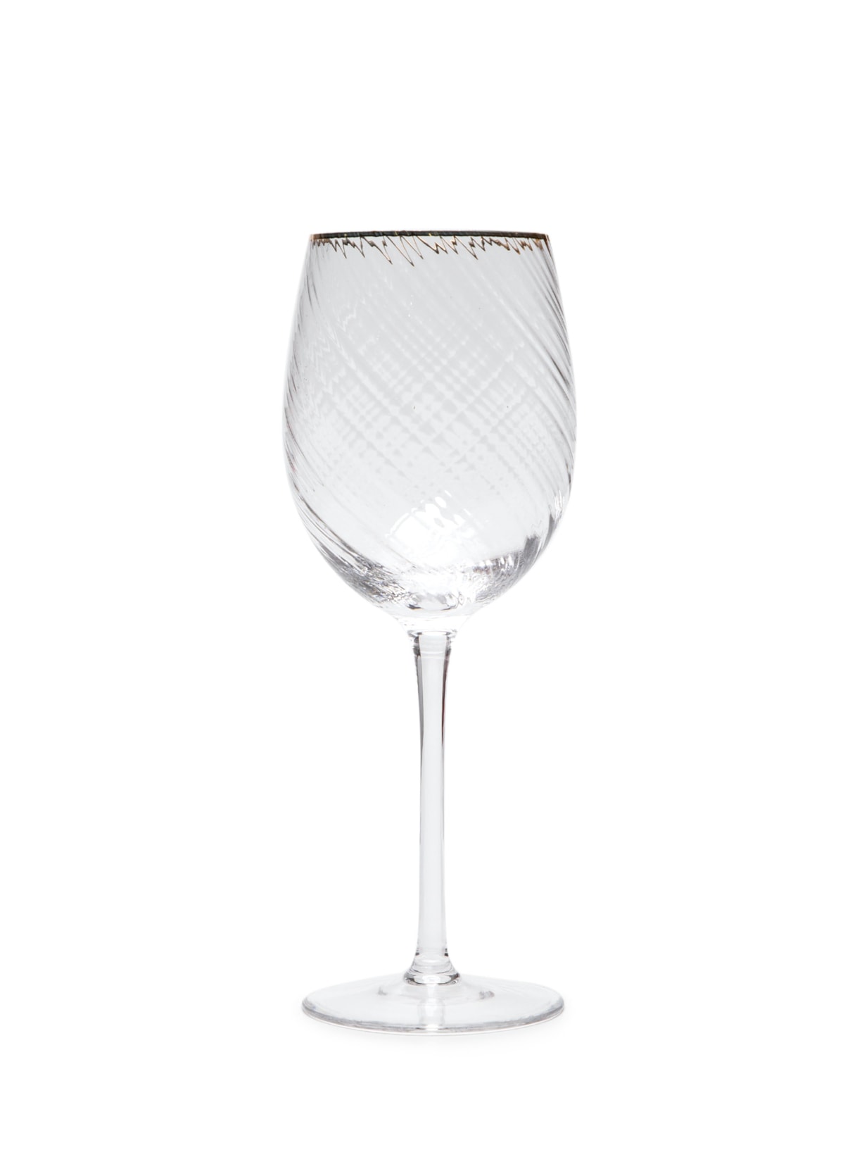 Taça M Para Água Twist Gold - Dourado