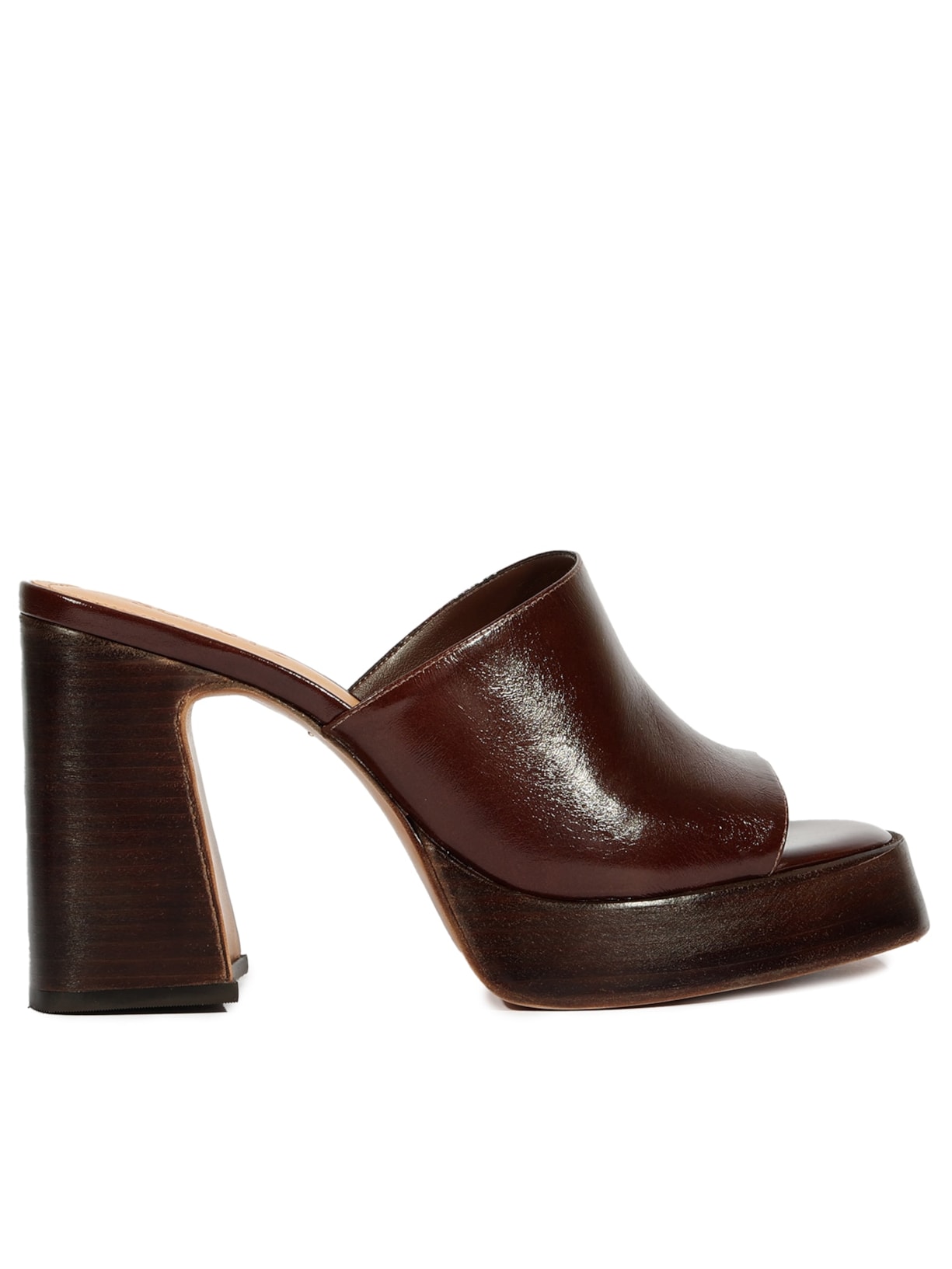 Tamanco Rowan Couro - Marrom