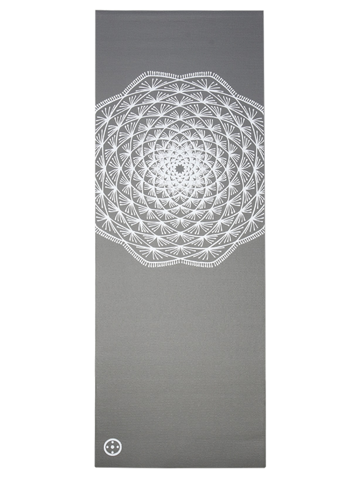 Tapete De Yoga Mat Em Pvc Eco Com Impressão 5mm - Cinza