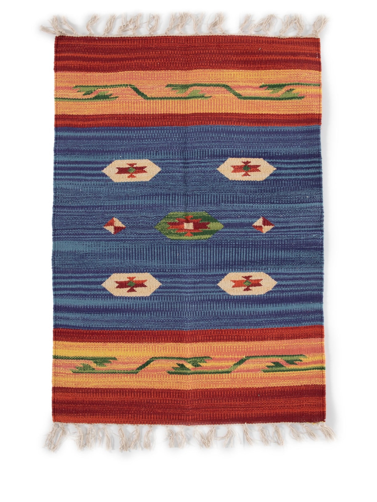 Tapete Jacquard Navajo - Azul