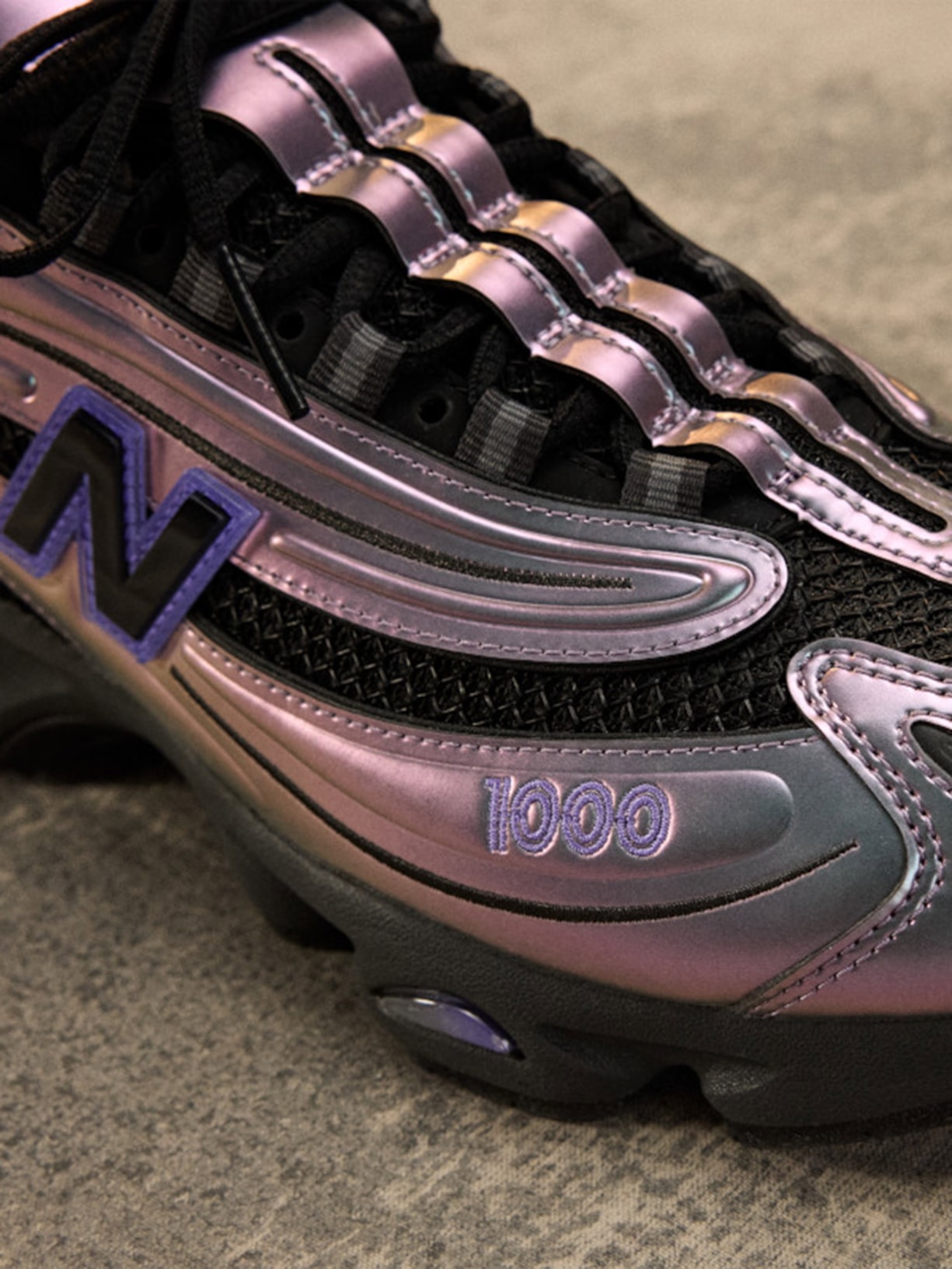 Tênis 1000 Unissex Preto New Balance