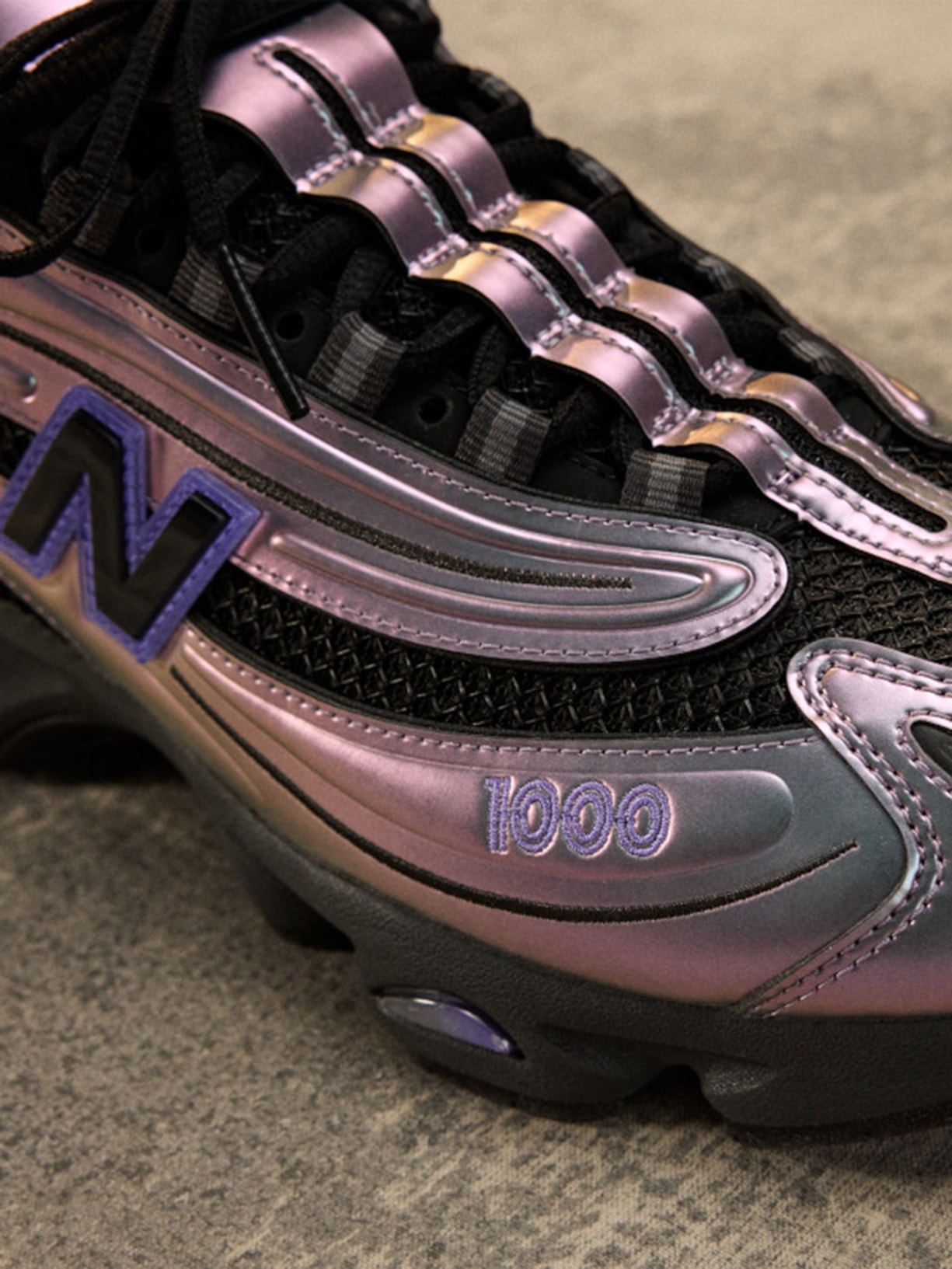 Tênis 1000 Unissex Preto New Balance