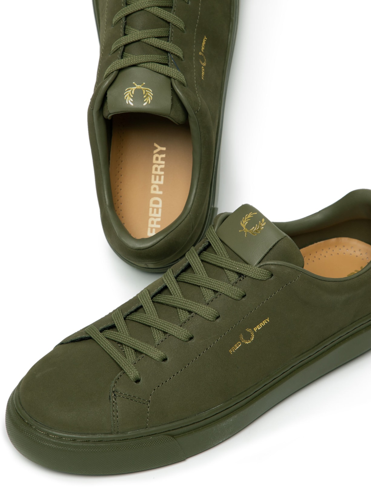 Tênis B71 Oiled Nubuck Verde Fred Perry